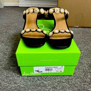 Palma Black Lizrdprt Sam Edelman